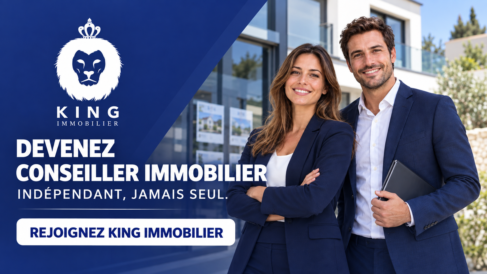 King Immobilier recrute